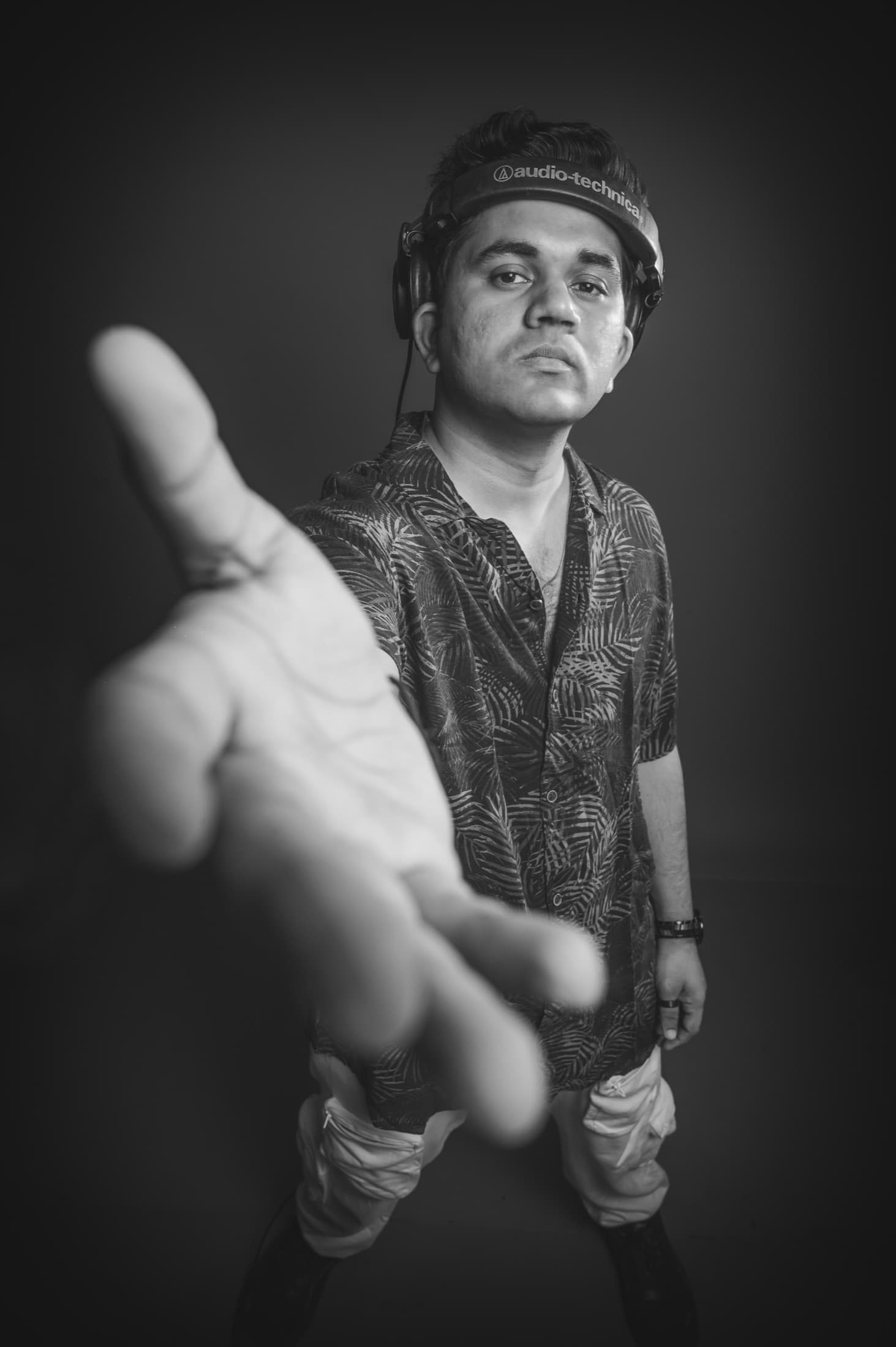 Studio, black & white